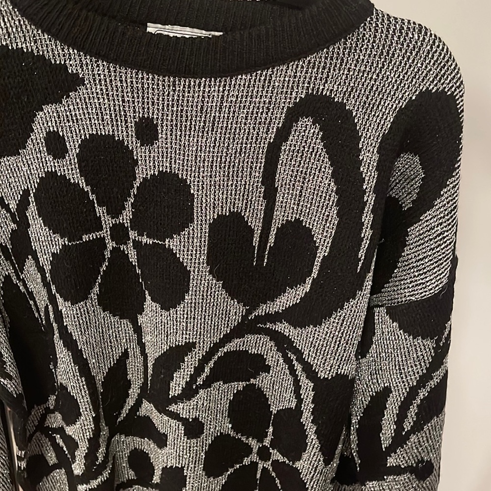 Shiny sweater!